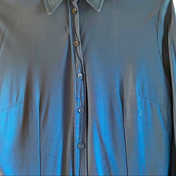 Steilmann Long Sleeve TEAL Button Down Shirt Large - Picture 6 of 9
